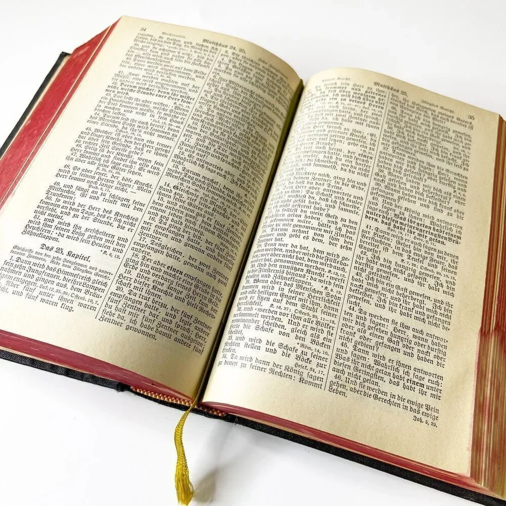 Vintage‎ Die Heilige Schrift 1951 German Language Compact Bible Martin Luther's